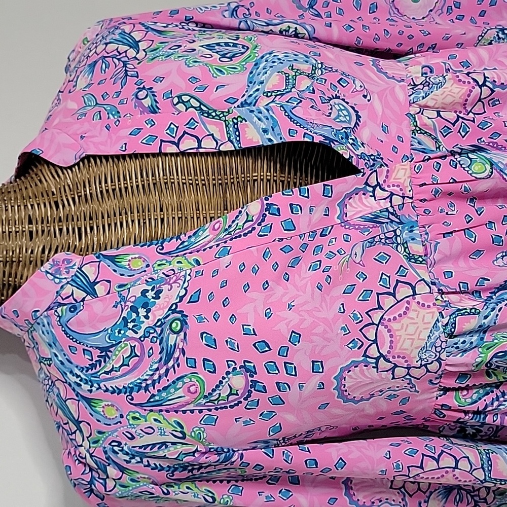 Lilly Pulitzer Winona Stretch Dress szXS  BinU - Picture 4 of 14